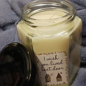 NWT! NewEleven "I WISHED YOU LIVED NEXT DOOR" Candle 8oz